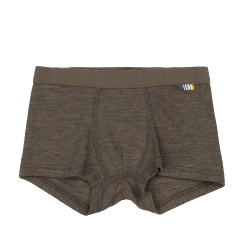 Joha uld silke boxershorts brun melange