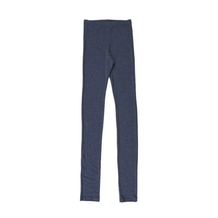 Joha uld silke leggings blå kvinder