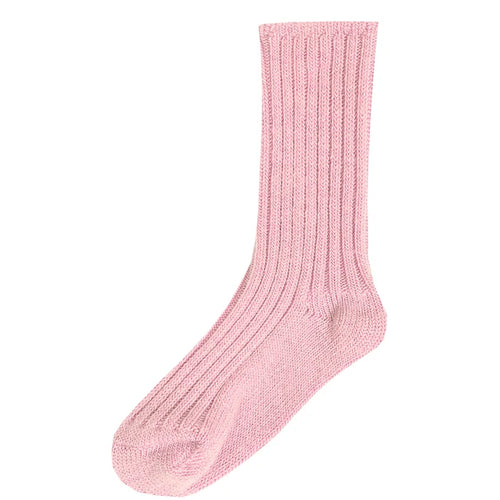 Uld strømper i rosa