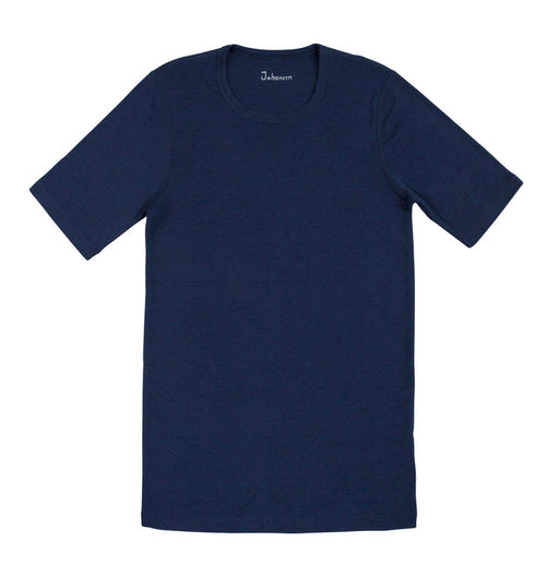 Johansen uld t-shirt blå