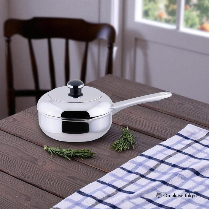 Jutoku Tempura Single-Handle Pot 18cm