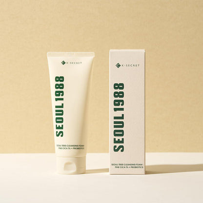 K-SECRET SEOUL 1988 Cleansing Foam - Pine Cica 1% + Probiotics 150 mL