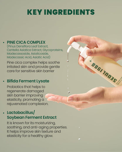K-SECRET SEOUL 1988 Cleansing Oil - Pine Cica 1% + Probiotics 200 mL
