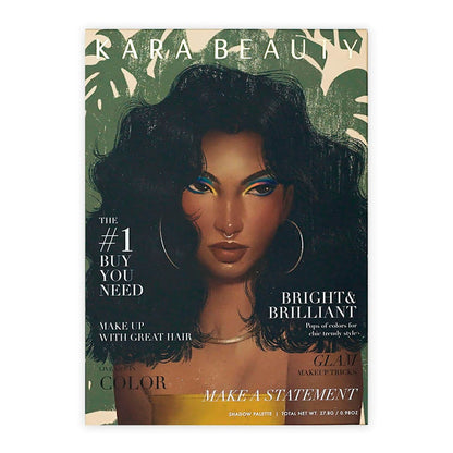 Kara Beauty Magazine Collection Make a Statement Eyeshadow Palette 18 Colors - ikatehouse