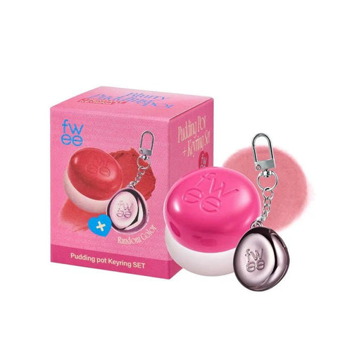 KEYRING LIP & CHEEK BLURRY PUDDING POT PK01 BABY - Blush 2 In 1 Cu Breloc Pentru Retusuri - skinseen.ro