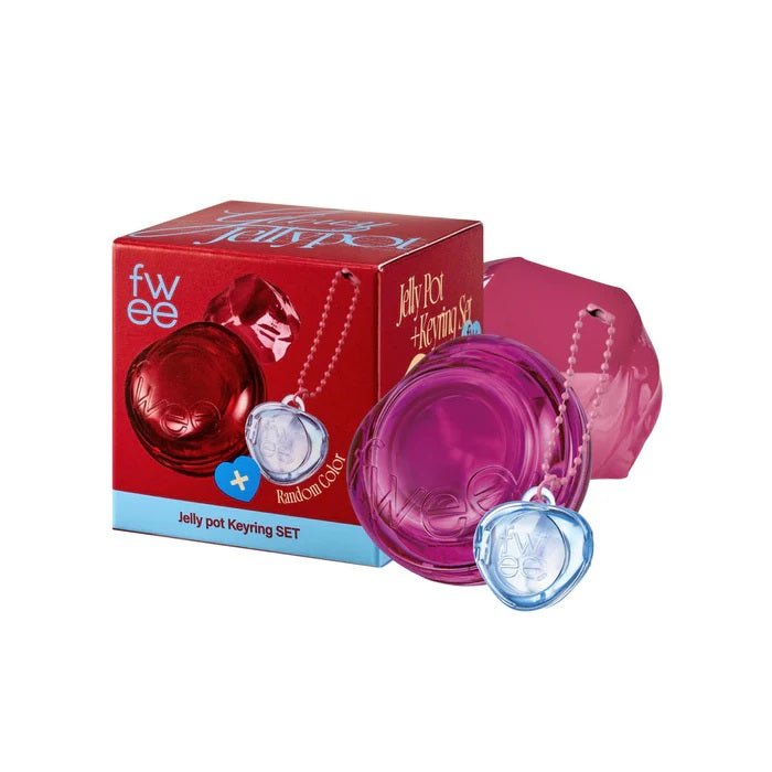 KEYRING LIP&CHEEK GLOWY JELLY POT JM02 BERRY JAM - Blush 2 In 1 Cu Breloc Pentru Retusuri - skinseen.ro