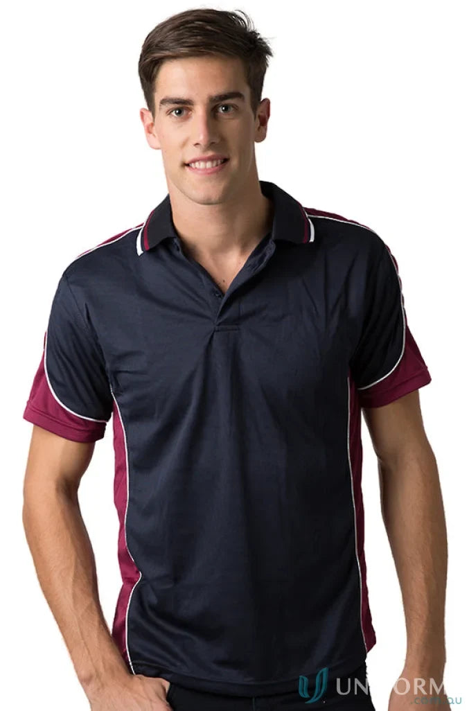 Navy/Burgund/White / 6