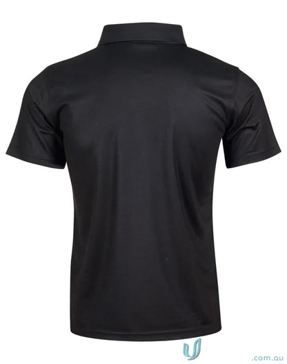 Kids Verve Polo black short-sleeved collar shirt for stylish kids sets and PS81K kids uniforms