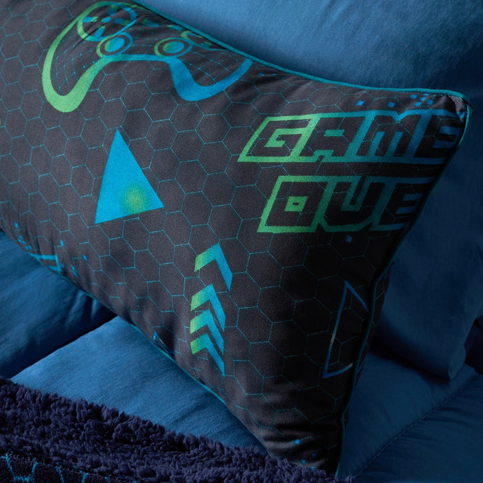 Kids Gaming Bolster Pillow - Navy 🇬🇧