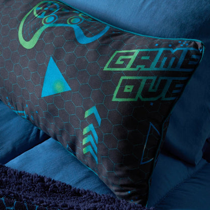 Kids Gaming Bolster Pillow - Navy 🇬🇧
