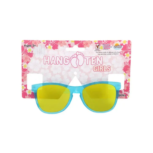 Kids Hang Ten Blue/Yellow Sunglasses