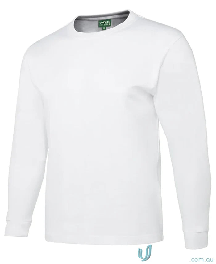 White long-sleeved cuffed tee from JB’S Wear Kids for sun protection