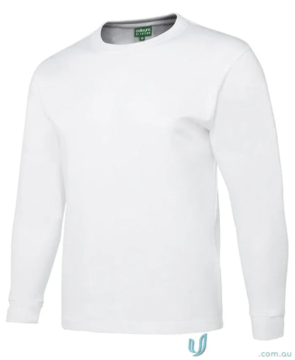 White long-sleeved cuffed tee from JB’S Wear Kids for sun protection