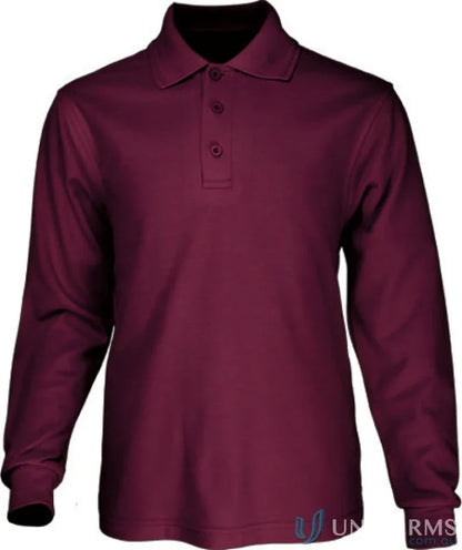 Bocini CP1316 Kids L/S Basic Polo