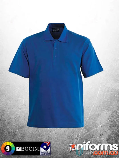 Bocini CP1602 Kids Poly Face Cotton Backing S/S Polo front product image
