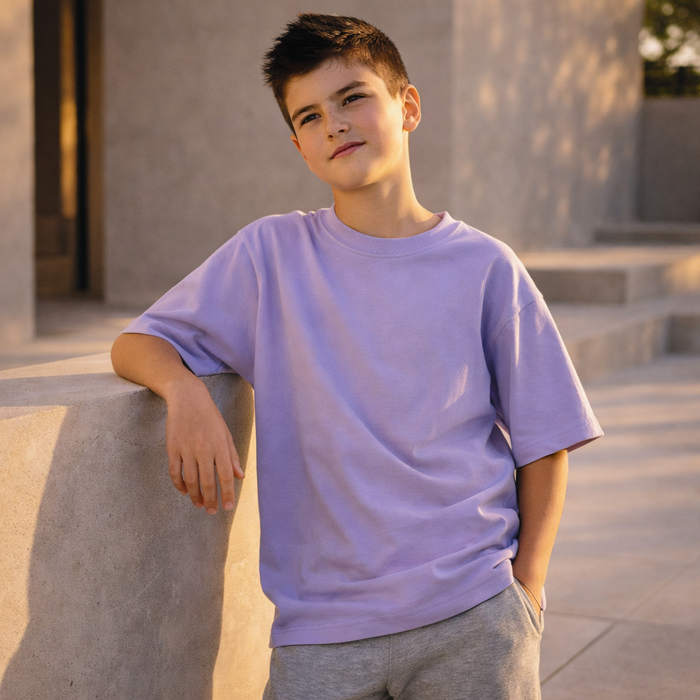 Ramo T302HT Kids Regular T-Shirt in Lavender front product image