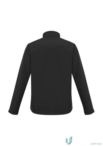 Kids Apex Softshell Jacket in black long-sleeved design from Biz Collection Kids apex jacket j740k