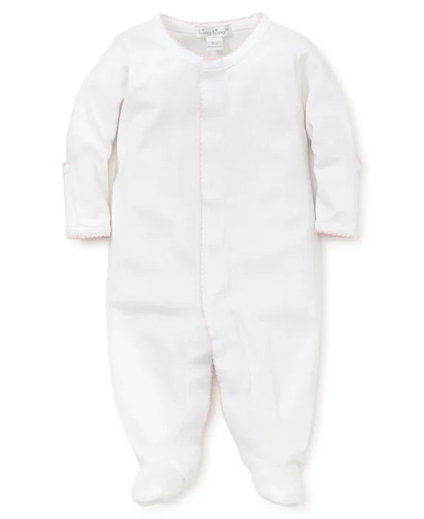 Kissy Basics Footie NEW-White/Pink