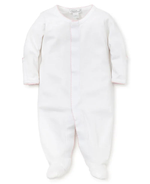 Kissy Basics Footie NEW-White/Pink