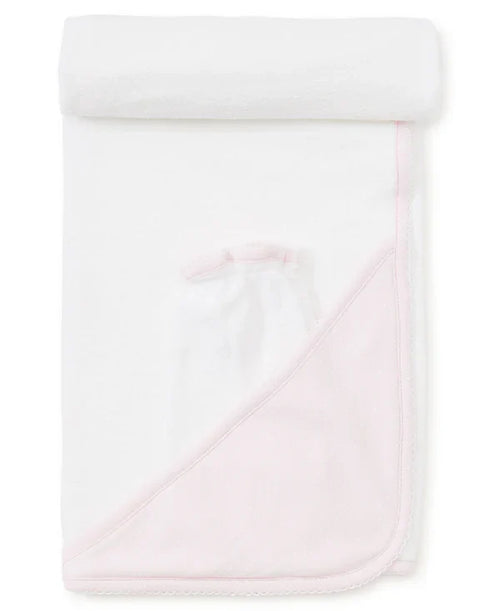 Kissy NEW Dots Towel w/ Mitt-Pink/White