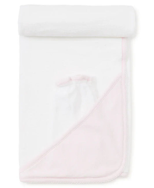 Kissy NEW Dots Towel w/ Mitt-Pink/White