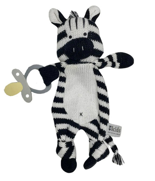 Knitted Zebra Comforter