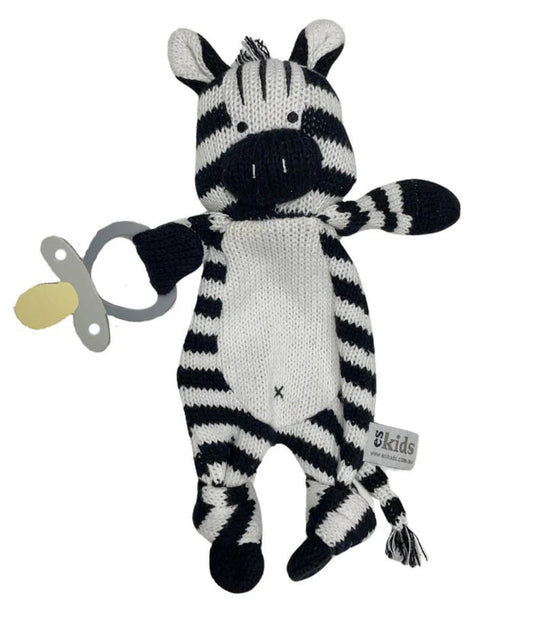 Knitted Zebra Comforter