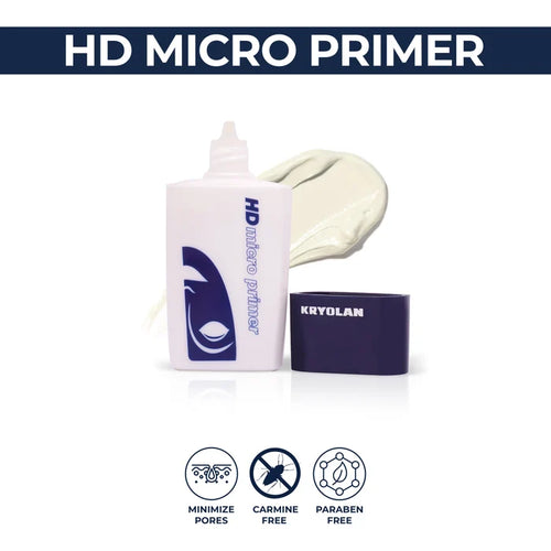 Kryolan HD Micro Primer – Professional Pore Minimizing & Smoothing Makeup Base (30ml)