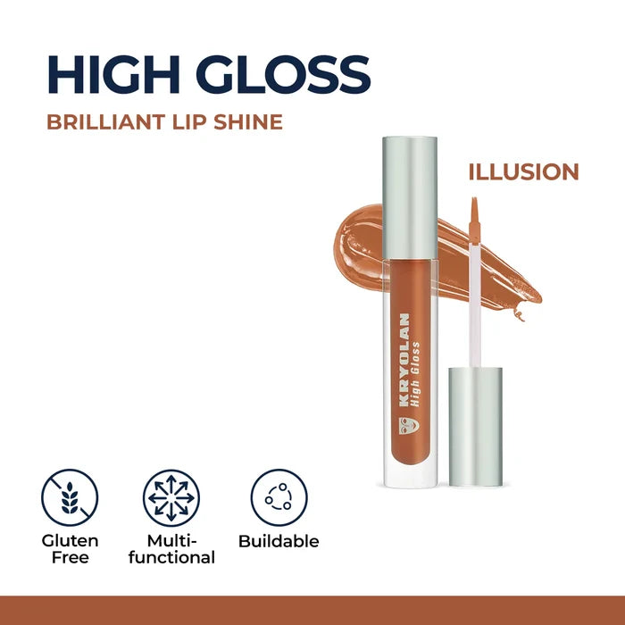 Kryolan High Gloss – Brilliant Lip Shine for Luminous Color & Radiance