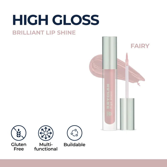 Kryolan High Gloss – Brilliant Lip Shine for Luminous Color & Radiance