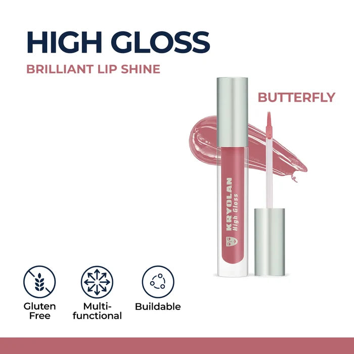 Kryolan High Gloss – Brilliant Lip Shine for Luminous Color & Radiance