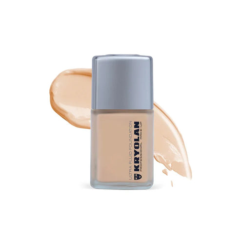 Kryolan Ultra Fluid Foundation – Lightweight, Natural Finish Liquid Foundation (Glass Bottle)