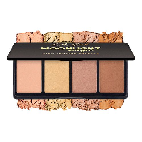 LA Girl Fanatic Highlighting Palette 4 Colors - ikatehouse