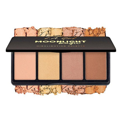 LA Girl Fanatic Highlighting Palette 4 Colors - ikatehouse