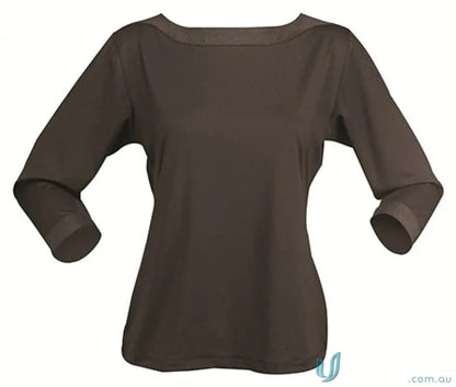 LADIES T-Shirts - Stylish and Comfortable Options for Work and Casual Wear 1259Q Ladies Argent Top