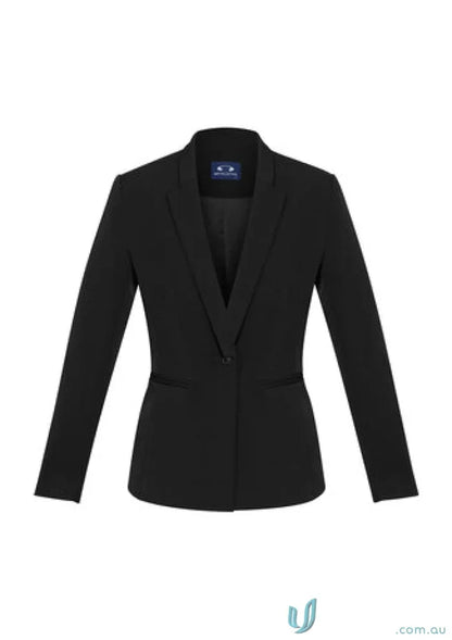 Black womens blazer from Ladies Bianca Jacket in Biz Collection Ladies bs732l style