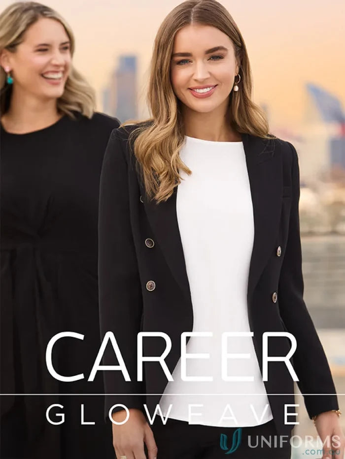Stylish ladies double breasted blazer perfect for business women’s professional attire