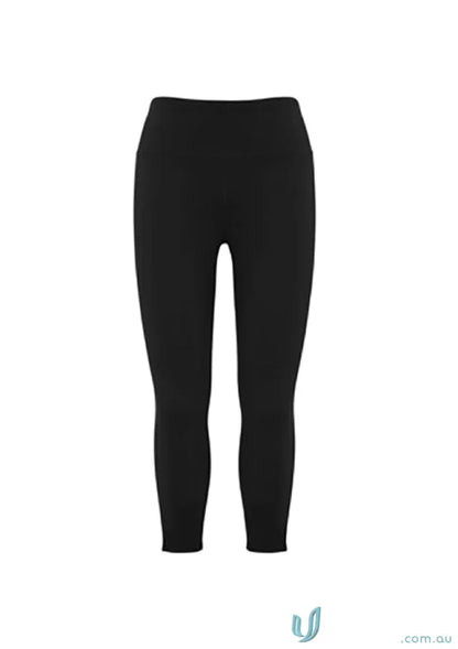 Black cropped leggings from Biz Collection Ladies Flex 3Qtr Leggings collection