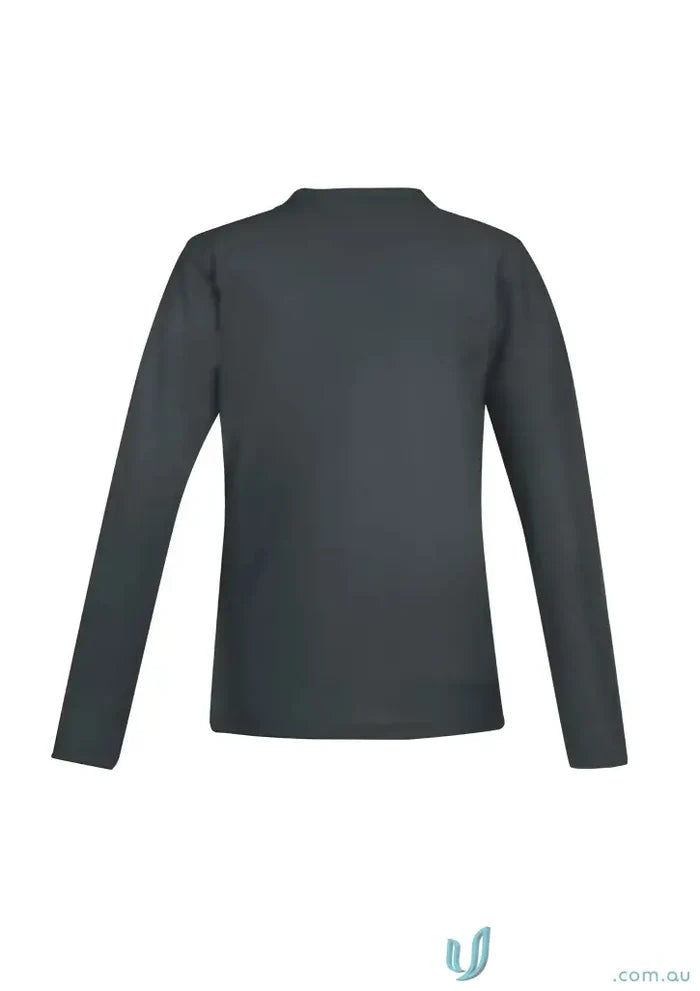 Ladies Krue LS Polo in gray p400ll long sleeve polo for biz collection ladies