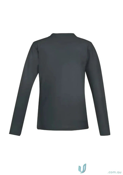 Ladies Krue LS Polo in gray p400ll long sleeve polo for biz collection ladies
