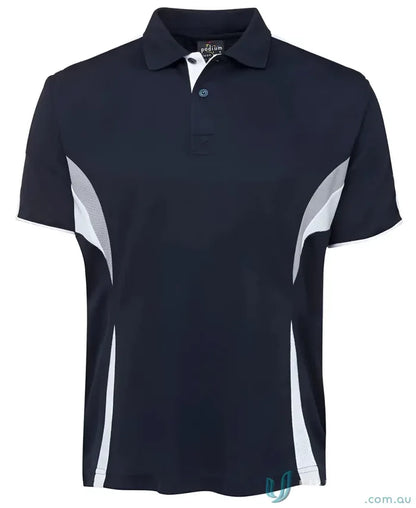 Navy and white JB’s Podium Ladies Cool Polo shirt for staying cool in style