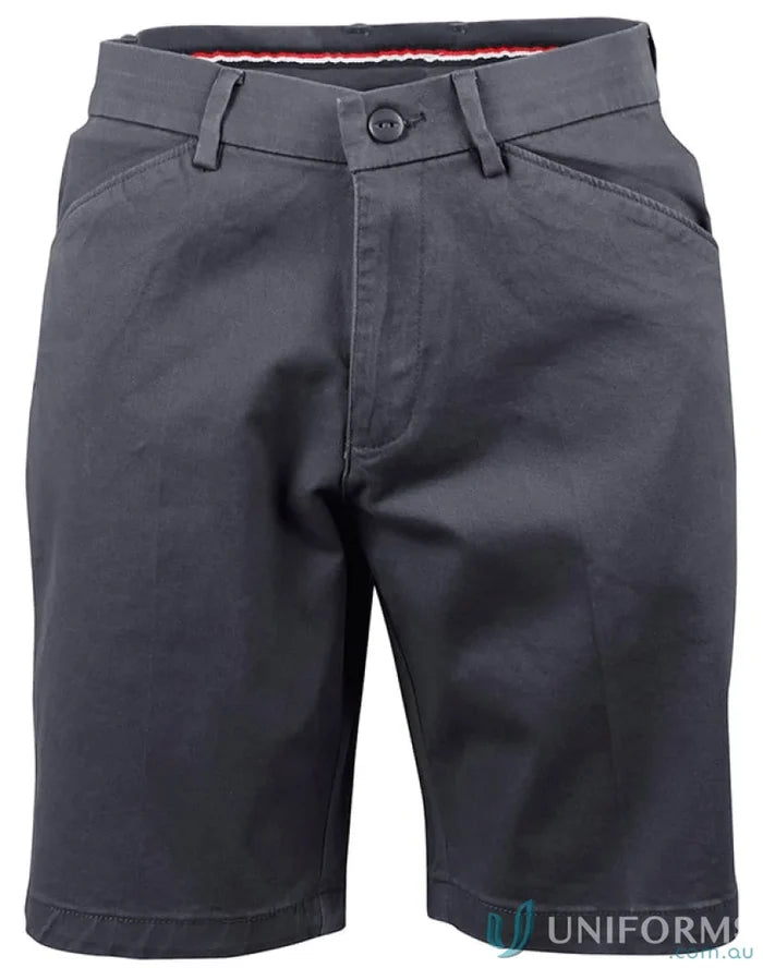 Gray casual ladies stretch slimfit Boston Shorts for a chic summer look M9391 ladies stretch