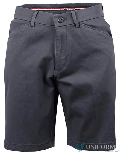 Gray casual ladies stretch slimfit Boston Shorts for a chic summer look M9391 ladies stretch