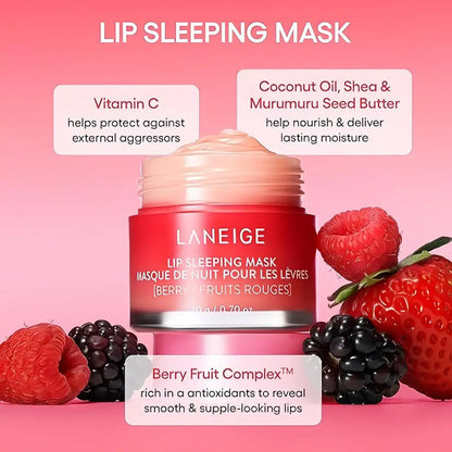 LANEIGE - Lip Sleeping Mask EX - Berry 20g – Sleeping Mask | Korean Skincare Canada - VGLE Beauty