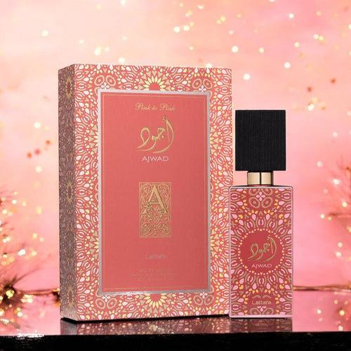 Lattafa Ajwad Pink to Pink 100ml لطافة أجواد من الوردي إلى الوردي - Princess Cosmetics Qatar