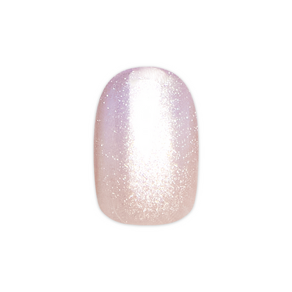 Lavender Gradient Velvet | Extra Short | Round - Tab Press-On