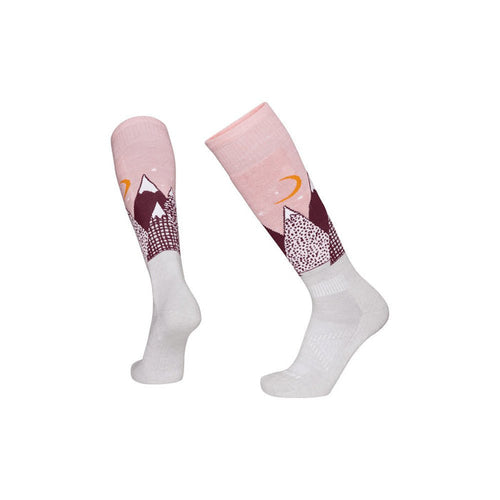 Le Bent Kids Cushion Snowy Mountain Sock 2027