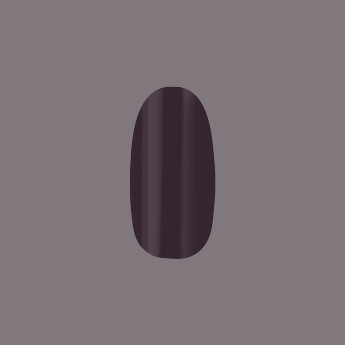 Let’s Stay In - Press-On | Medium | Oval in a deep maroon-brown shade for cozy, long-lasting at-home manicures