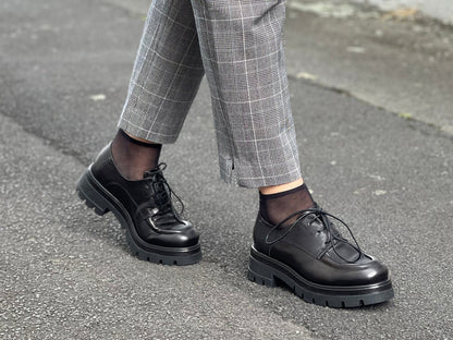 Smart Italian brogue. European made dress shoe in leather. Beautiful quality women's shoes.