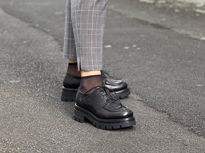 Smart Italian brogue. European made dress shoe in leather. Beautiful quality women's shoes.